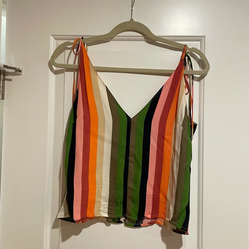 Reformation sleeveless blouse